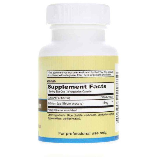 Organic Lithium (Orotate) 5 Mg, PRTO